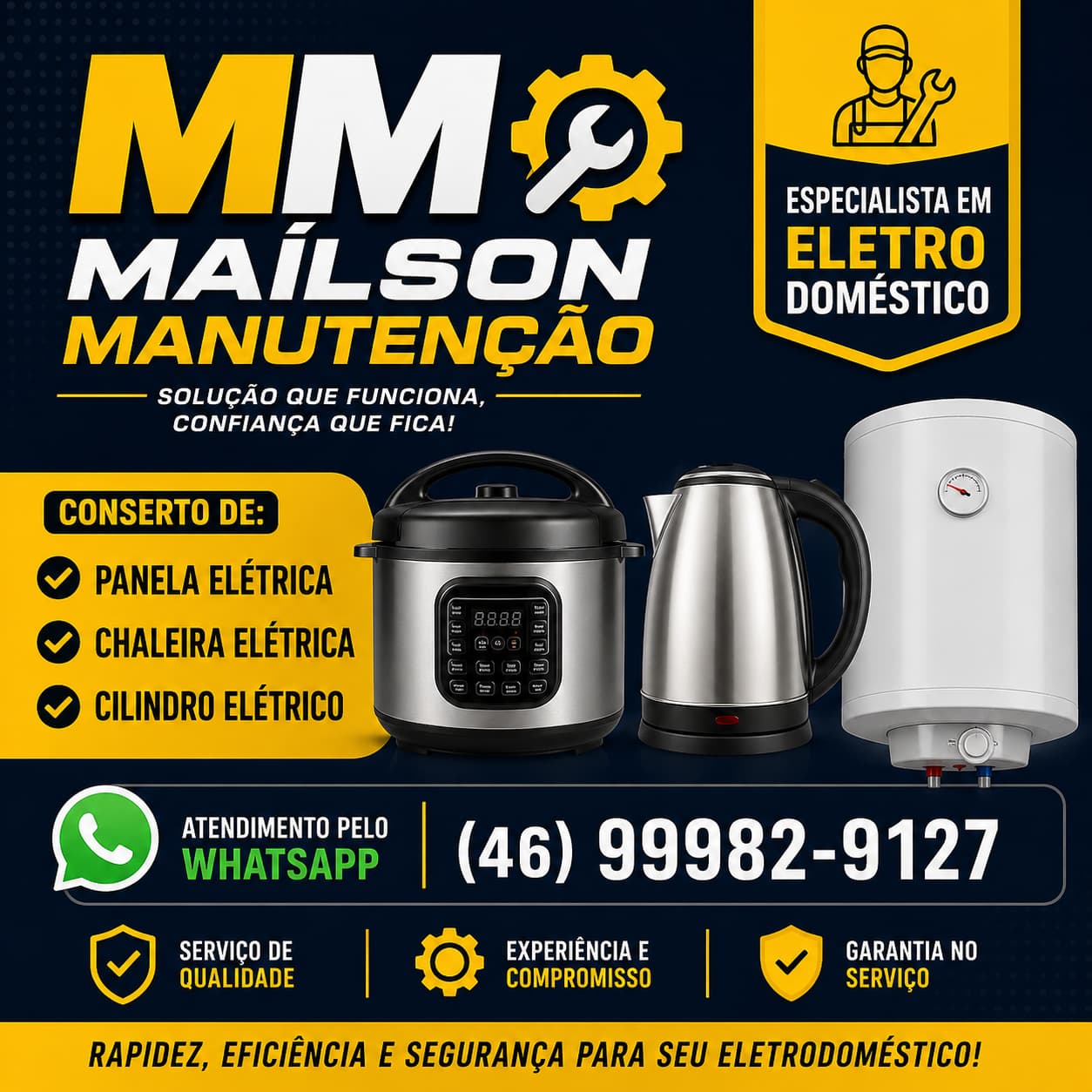MM Mailson Manutenção — especialista em eletrodomésticos